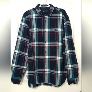 Gap Men's Button Down Long Sleeve Polo Shirt Size XL Regular